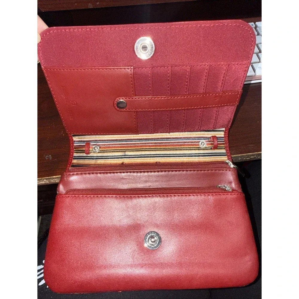 VTG  Etienne Aigner  Red Leather Wallet, Clutch